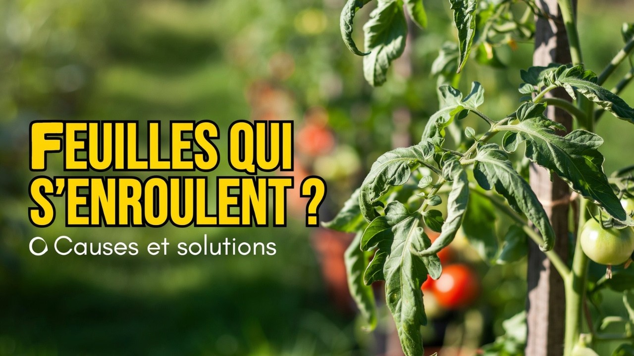 Pourquoi les feuilles de tomates s'enroulent ? (Causes et solutions)