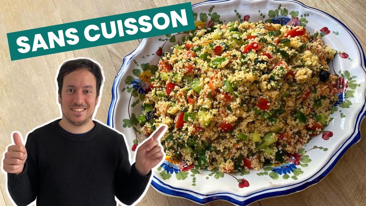 Taboulé SANS CUISSON à l'orientale - Recette facile et rapide