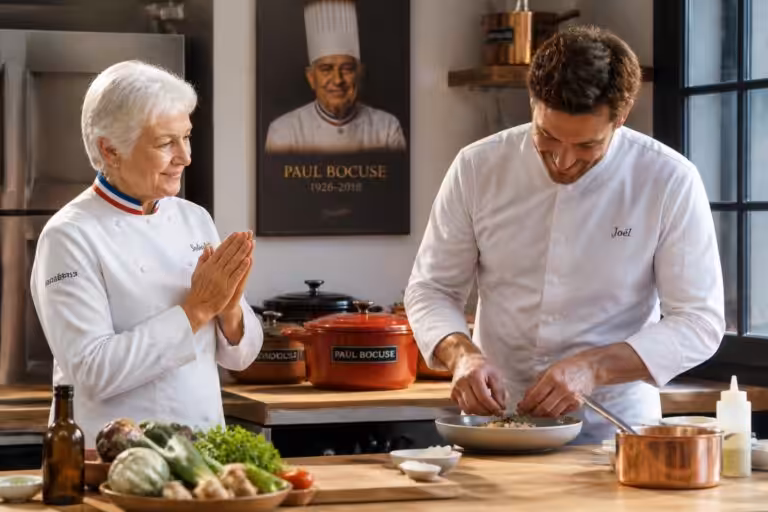 Paul Bocuse, maître de la « cuisine cocotte », détrôné : Babette de Rozières salue les talents remarquables de Joël…